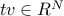 tv in R^N