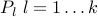 P_l l=1ldots k