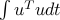int u^Tu dt